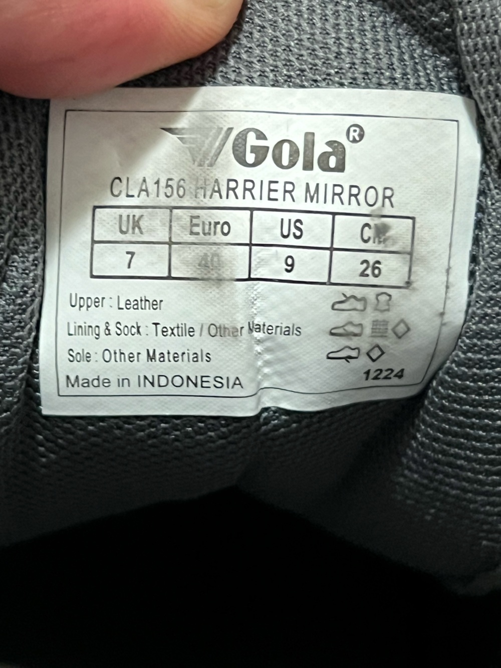 GOLA DAMEN HARRIER MIRROR Grau Gold sneakers - Picture 16 of 16
